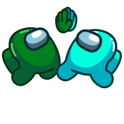 Telegram sticker 🤝 Among Us