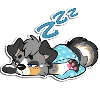Telegram sticker 😴 Tucker