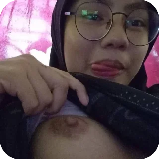 Telegram sticker 😎 Hijab lonte by salwa😋 p1