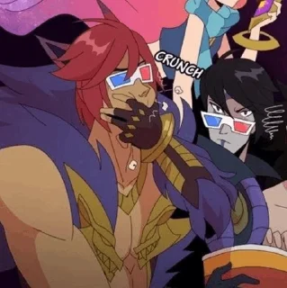 Telegram stiker 🍿 - League Of Legends Reaction