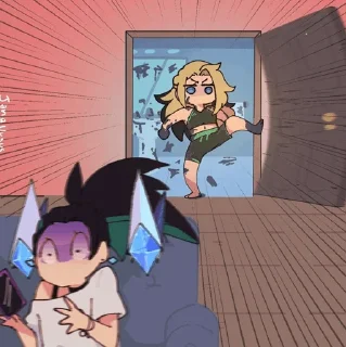 Telegram stiker 🍿 - League Of Legends Reaction