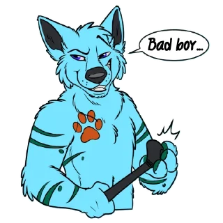 Telegram sticker 🤬 Brightwaterwolfnsfw