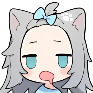 Telegram sticker 😲 家有鲨猫