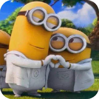 Telegram stiker ❤ миньоны