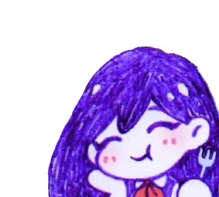 Telegram sticker ☺️ ~🌟 OMORI 🌟 ~ { @hrumka_228 } :: @fStikBot
