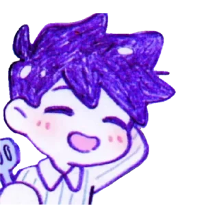 Telegram sticker ☺️ ~🌟 OMORI 🌟 ~ { @hrumka_228 } :: @fStikBot