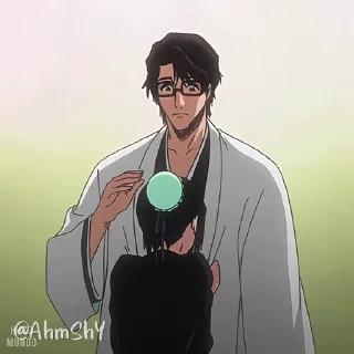 Video sticker ♟ - ᗷY @ahMshY 𓉮 . Aizen Sosuke
