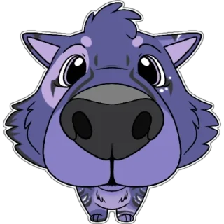 Телеграм стикер 👃 Bluejay