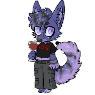 Telegram stiker 🍷 Bluejay