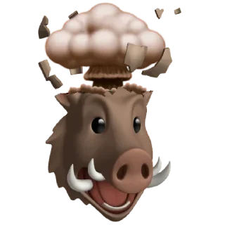 Telegram sticker 🤯 شخص يتألم @ourfc