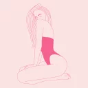 Telegram sticker 🖤 Female