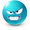 Sticker 🤩 Teal Face Emoji @TgEmojis
