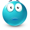 Sticker 🤩 Teal Face Emoji @TgEmojis