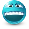 Sticker 🤩 Teal Face Emoji @TgEmojis