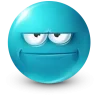 Sticker 🤩 Teal Face Emoji @TgEmojis