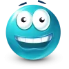 Sticker 🤩 Teal Face Emoji @TgEmojis