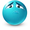 Sticker 🤩 Teal Face Emoji @TgEmojis