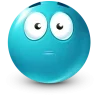 Video sticker 🤩 Teal Face Emoji @T...