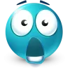 Sticker 🤩 Teal Face Emoji @TgEmojis