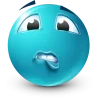 Sticker 🤩 Teal Face Emoji @TgEmojis