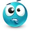 Sticker 🤩 Teal Face Emoji @TgEmojis