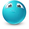 Sticker 🤩 Teal Face Emoji @TgEmojis