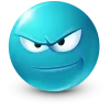 Sticker 🤩 Teal Face Emoji @TgEmojis