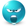 Sticker 🤩 Teal Face Emoji @TgEmojis
