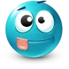 Sticker 🤩 Teal Face Emoji @TgEmojis