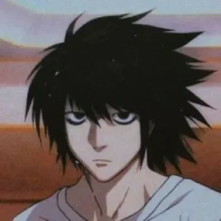 Telegram sticker 😠 Death note @anime_stickerr