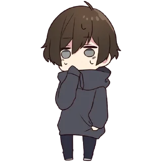 Telegram sticker 😳 Менхера-кун 3 @nyasticks