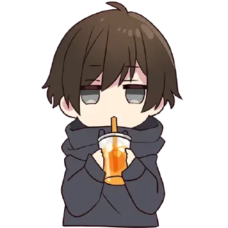 Video sticker 🧃 Менхера-кун 3 @nyasticks