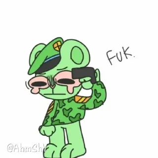 Video sticker 🐻 - ᗷY @ahMshY 𓉮 . Flippy