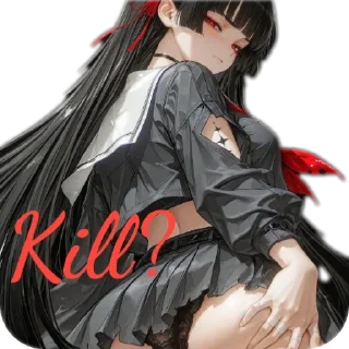 Video sticker 🔪 Chisa waifu 🖤