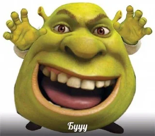 Telegram sticker 👻 Shrek | by @uffchat
