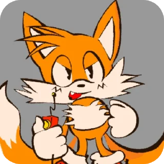 Telegram sticker ❤ Tails&T.Doll/TailDoll//@PlushiToru