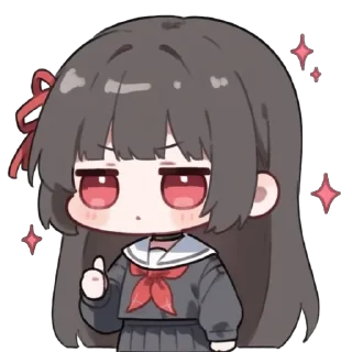 Телеграм стикер 🫥 KIKAH - CHISA