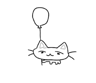 Telegram sticker 🏳️ кот О_о @drowndreams