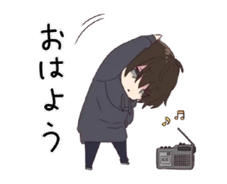 Video sticker ☺️ Манхера кун 2 @nyasticks