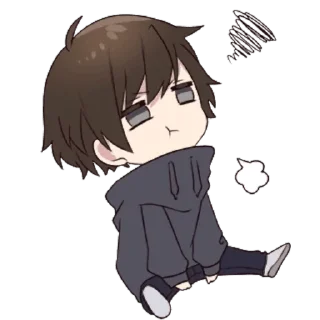 Telegram stiker 🤔 Menhera-kun @Bekzhanov_Rasul