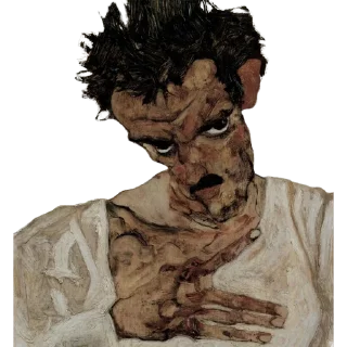 Telegram sticker 🤨 👉🏻 @truecatharsis: Egon Schiele