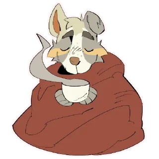 Telegram sticker ☕️ Ruki