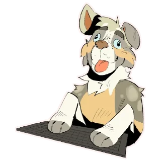 Telegram sticker ⌨️ Ruki