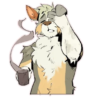 Telegram sticker ☕️ Ruki