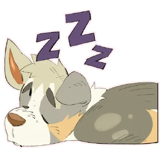 Telegram sticker 💤 Ruki