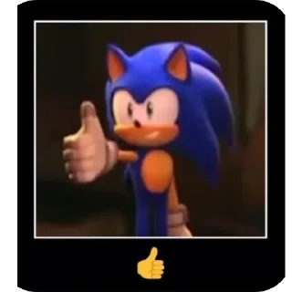 Телеграм стикер 👍 СолянкаСоника ➡️ @EmojiRuBot