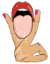 Telegram sticker 💋 AidenLevski-SM2