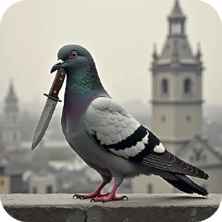 Telegram sticker 🐦 Стики создал Мамут рахал: @krytoi_chelavek