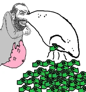 Telegram sticker 💰 Big wuniz man