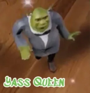 Telegram sticker 🤑 welcome to my shreggsy swamp